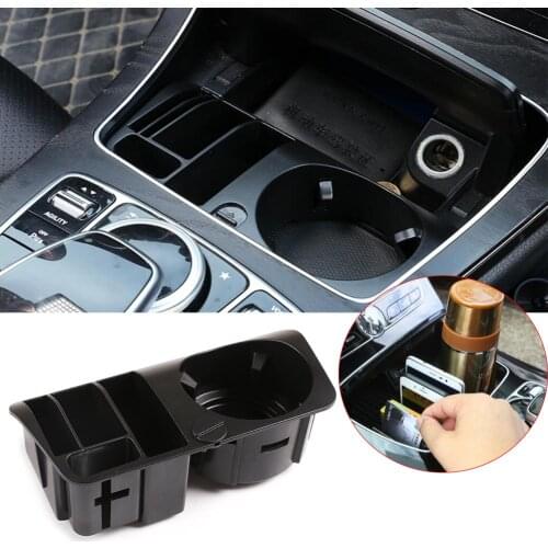 Center Control Armrest Storage Box For Benz C E GLC Class W205 W213 X253 2016-2019