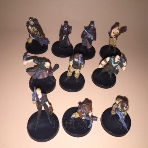 Pvc figure Table Games War Chess World War II 1:48 Soldier Model Tannnhausserr figure 10pcs/set