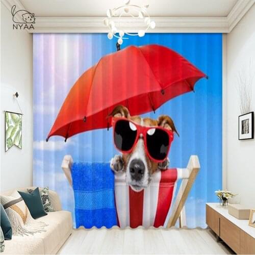 Modern Seaside Style Starfish Shell Modern Home Decoration Living Room Curtains In The Kitchen Bedroom Curtains Micro Shading