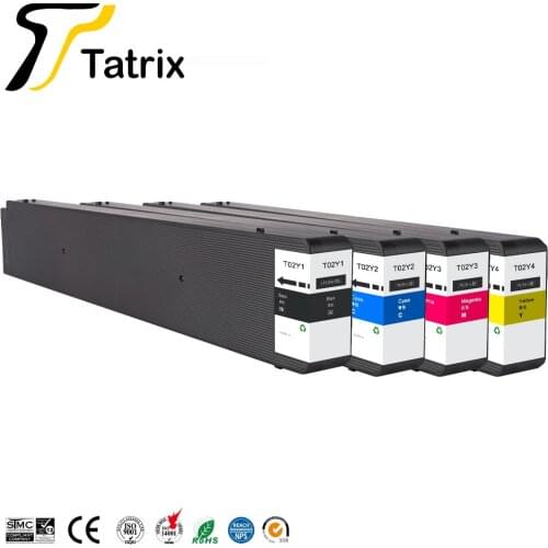 Tatrix for Epson 02Y T02Y1 T02Y2 T02Y3 T02Y4 T02Y100 Premium Compatible Color Inkjet Ink Cartridge for Epson WF-C21000 Printer