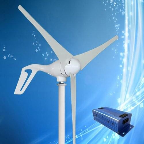 2020 New Type 400W Wind Turbine with 3/5PCS Blades + 600W Multi-Function Wind Turbine Charge Controller