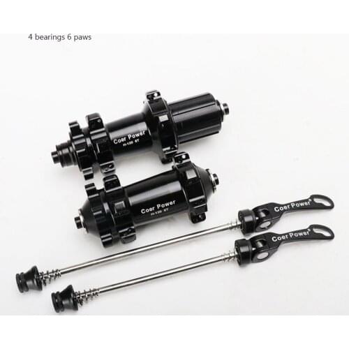 CoerPower Mountain bike straight spoke hub 11 speed 24 holeds 4 bearings bicycle hub