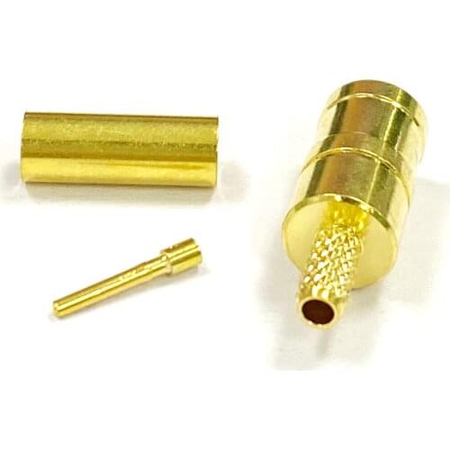 1pc SMB Female Jack RF Coax Convertor Connector Crimp RG316,RG174,LMR100 Straight Goldplated NEW wholesale