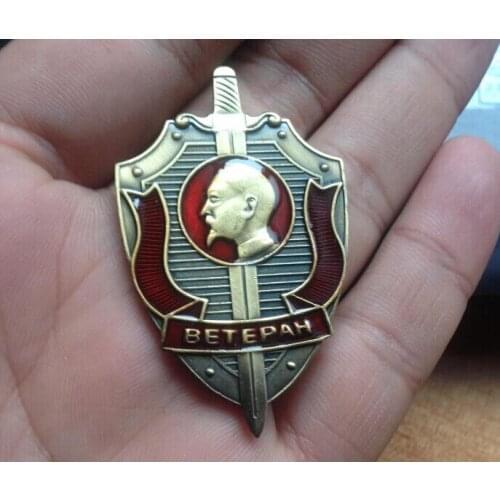2016 New replica 32mm x 52 mm, Russia KGB BETEPAH Soviet Badge Russian Emblem Medal army badge
