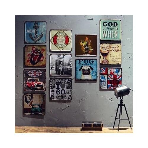 Настенные ретро картины AIBOULLY China At AliExpress