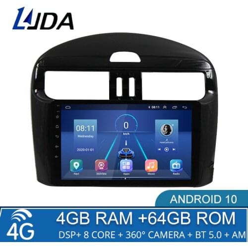 4G+64G DSP Android10 Car Multimedia Player For Nissan Serena tiida 2012 2013 2014 2015 2 Din Car Radio GPS Navigation Stereo