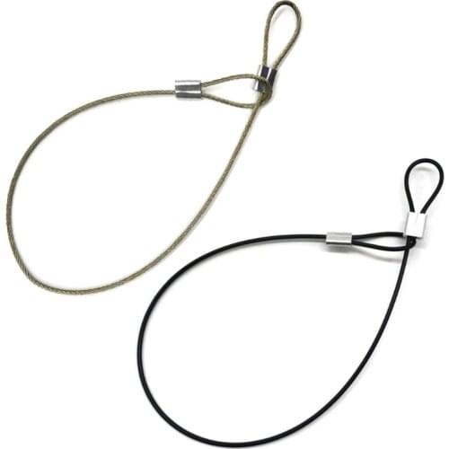 Safety Strap Stainless Steel Tether Lanyard Wrist Hand 30cm For GoPro Camera New wholesales