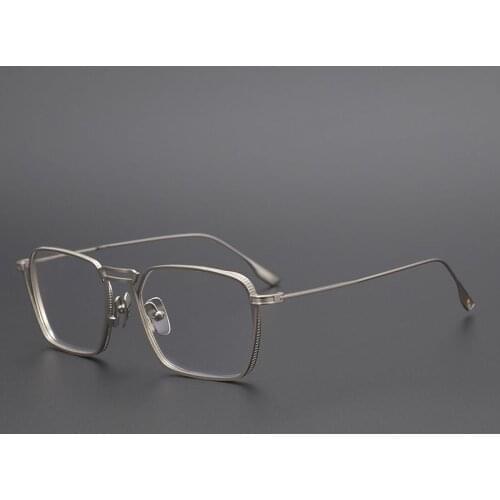 Brand Designer Men Glasses High Quality Alloy Exquisite Workmanship Eyeglasses Spectacle Frame Suitable For Larger Face DTX125