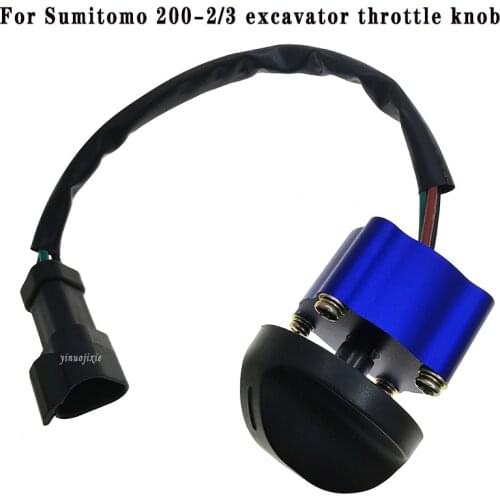 Excavator parts for Sumitomo SH200-2 SH200-3 excavator Throttle knob switch Made in China