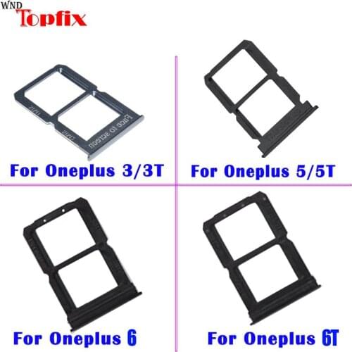 For Oneplus 3 3t 5 5t 6 6T SIM Card Tray Replacement Parts SIM Card Slot Holder Oneplus 6T Sim Card Slot