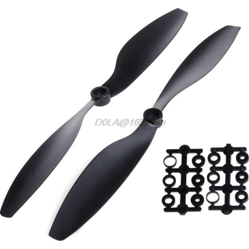 HBB 1Pair 1045 10x4.5 CW CCW Propeller Prop For RC Multicopter Quadcopter F450 Black/White/Orange/Red
