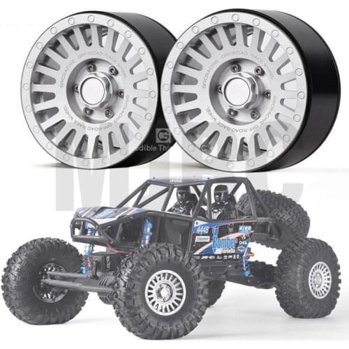 A pair 2.2 inch metal wheel wheel for 1/10 Rc tracked vehicle Trx4 Mustang Rc4wd D90 D110 axial Scx10 90046 Jimny Cfx Vs4