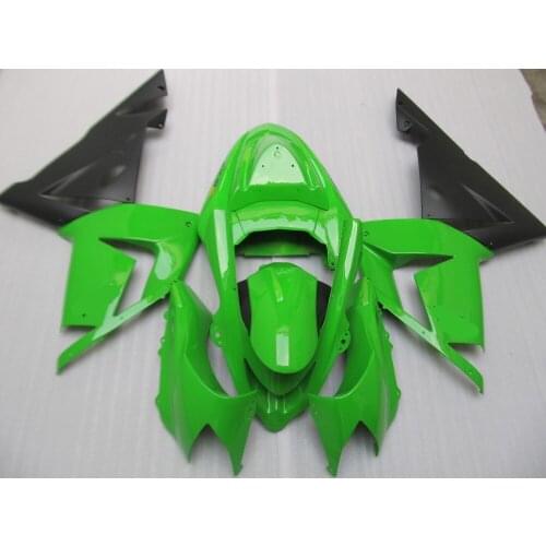 Motorcycle Fairing kit for KAWASAKI Ninja ZX10R 2004 2005 ZX10R 04 05 zx10r 04 05 Green black ABS Fairings set+7 gifts SF40