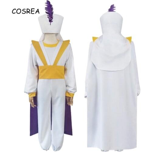 Movie Aladdin Cosplay Costume Performance suit Adult Men Aladdin Costumes Halloween Mens and Women aladdin costume hat