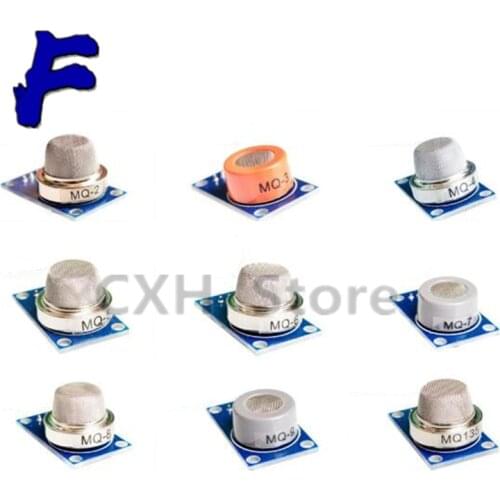 MQ-2 MQ-3 MQ-4 MQ-5 MQ-6 MQ-7 MQ-8 MQ-9 MQ-135 Detection Smoke methane liquefied Gas Sensor Module for Arduino Starter DIY Kit