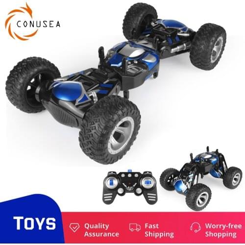 1/6 Big Rc Car Twist Double Flip Troll Stunt Drift Cars Off Road 2.4G Remote Control Deformation Buggy Vehicle Toys for Boy Gift