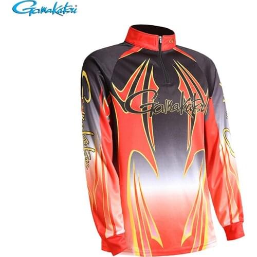 2021 New Gamakatsu Shirts Fishing Breathable Quick-Dry Long Sleeve Golf Outdoor Fishing Comfortable Shirt Summer Fishing Jersey