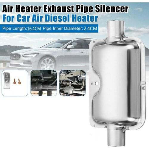 Wholesale NEW Car Stainless Steel Material Exhaust Pipe Parking Silencer Diesel Heater Silver Safe Durable High Quality