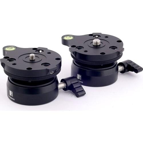 Panoramic Rapid Level Hemisphere Pedestal Adjusting Stage Yuntai SLR Micro Single Cell Phone Tripod Holder Base