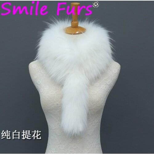 Faux Raccoon Fur Scarf 72*15cm