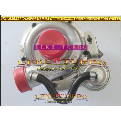 RHF5 VIBX 5T-642 8971480752 Turbo Turbine Turbocharger For ISUZU Trooper D-MAX Rodeo Campo For OPEL Monterey 4JG2TC 4JG2 3.1L