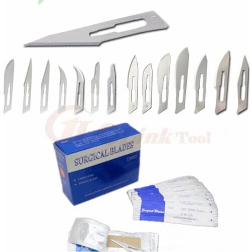 100pcs Scalpel Blades Dental medical Surgical Scalpel Blades Surgical Blade dental Surgical Scalpel Sterilized Blades Tools