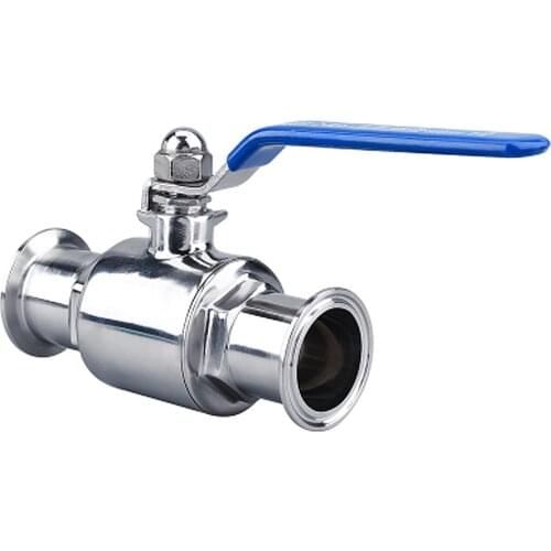 19mm 1" 25mm 32mm 304 Stainless Steel Sanitary Ball Valve 2-Way 1.5" Tri Clamp Ferrule Type For Food Homebrew Diary Product