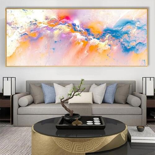 Abstract Art Posters Colorful Clouds Modern Wall Canvas Painting Prints Art Works Pictures For Living Room Bedroom Home Decor