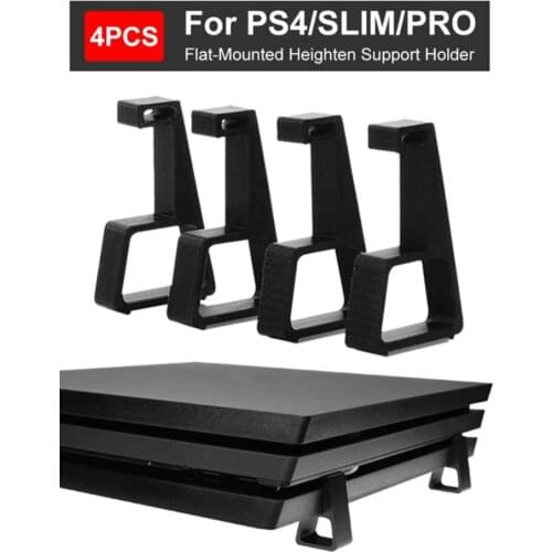 For PS4 Accessories Bracket For Playstation4 For PS4 For Slim Pro Feet Stand Console Horizontal Holder Game Machine Cooling Legs
