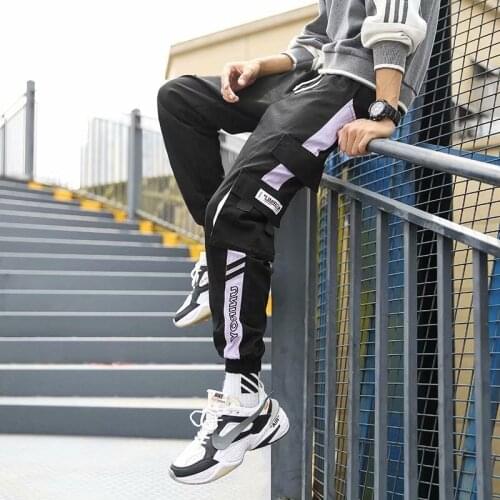 Harajuku Men‘s Cargo Pants Streetwear Men Hip Hop Harem Pants Big Size Ankle Length Pants Casual Woman Jogger Pants Fashion 5XL