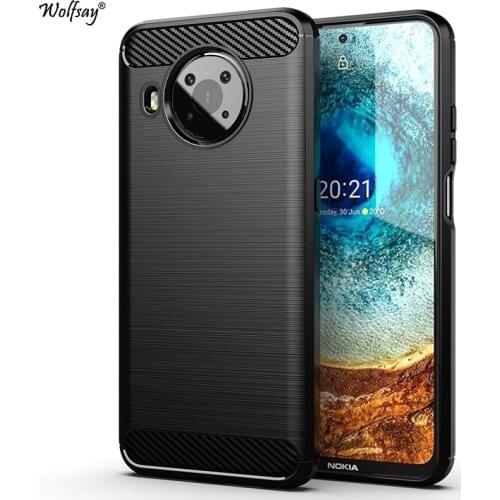 For Nokia X10 Case Soft Silicone Cover for Nokia X10 X20 Case Armor Silm Carbon Rubber Fundas TPU Case For Nokia X10 Cover