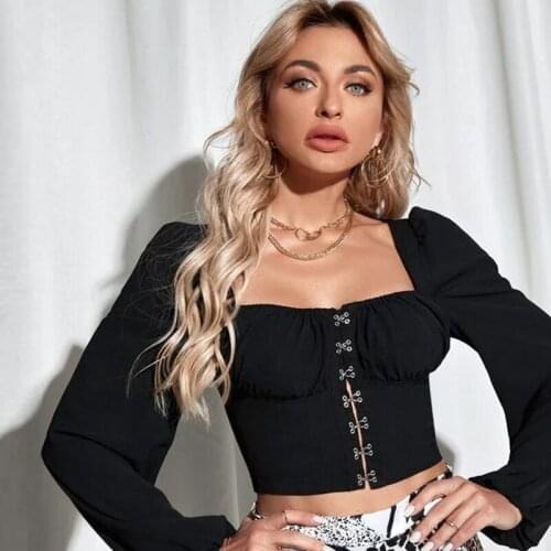 COMFY ONE Black Blouses