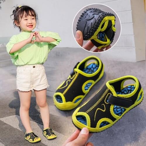 Children sandals 2021 new summer fashion baby little girl big children soft bottom non-slip children princess shoes