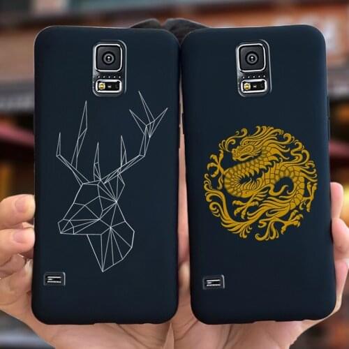 For Samsung S5 Case SM-G900F Cute Animals Cover Soft TPU Fundas For Samsung Galaxy S5 S 5 G900F G990I Phone Cases Bumper 5.1inch