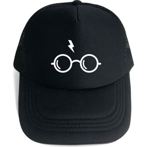 Harries Cartoon Anime Sunshade Net Hat Sun Hat Potter Baseball Cap Summer Printed Outdoor Leisure Cap for Harri-style Fans