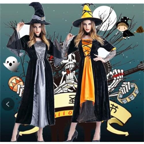 Halloween Carnival Purim festival Horror Witch Cosplay Vampire Ghost Queen Stage Pack Nightclub Theme Party Costume Fancy Dress