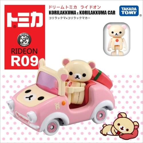 Takara Tomy Tomica Ride On R09 Korilakkuma x Korilakkuma Car Metal Diecast Vehicle Model Car