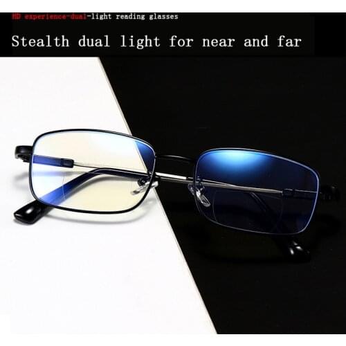 Unisex Reading Glasses Anti Blue Light Presbyopic Glasses Metal Frame Hyperopia Eyewear For Women +1.0+1.5+2.0+2.5+3.0+3.5+4.0