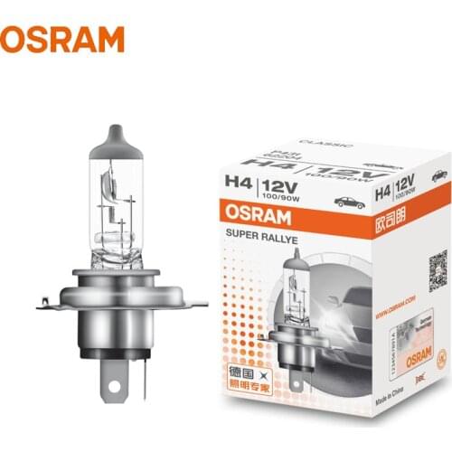 OSRAM Original Quality H4 9003 3200K 12V 100/90W 62204 P43t Super Rallye OFF ROAD Car Head Light Auto Halogen Fog Lamp Bulb More