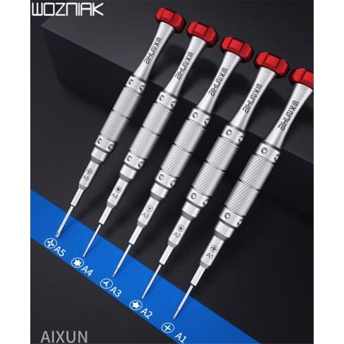 JC AiXun iDriver 3D Screw Driver Cross /Pentagram/Y shape/Hexagon/Medium plate for iphone samsung disassembly screwdriver tool
