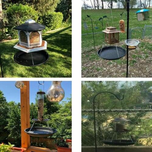 Hanging Wild Bird Feeder Bird Bath Garden Decor - catches falling seed & husk UK