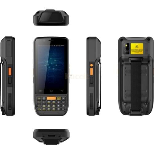 2017 Handheld Terminal 1D 2D Laser Android Barcode Scanner PAD Data collector Reader 4G Wifi Rugged Waterproof GPS Keyboard