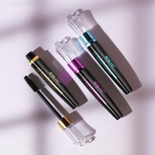 Mascara Silicone Waterproof Extra Volume Rimel Colores Pestañas 4D Rimer Largas Máscara De Cílios Cosméticos Maquuiagem