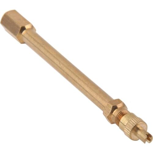 Tyre Valve Stem Extension Rod Copper Truck Lorry TWIN WHEEL 100 mm