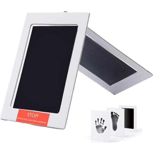 Baby Care Non-Toxic Baby Handprint Footprint Imprint Kit Baby Souvenirs Casting Newborn Footprint Ink Pad Infant Clay Toy Gifts