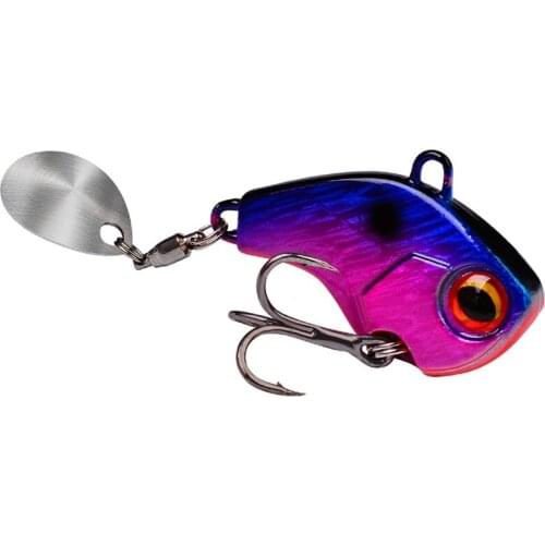 1 PC Rotating Metal VIB vibration Bait Spinner Spoon Fishing Lures Jigs Trout Wobbler Fishing Hard Baits Tackle Pesca 8g/16g/21g