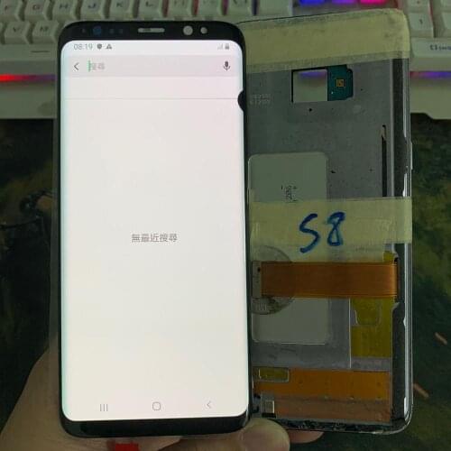 Have Big line With Burn Dead pixels LCD For Samsung Galaxy S8 G950 G950F LCD Display Touch Screen Digitizer Can see pictures