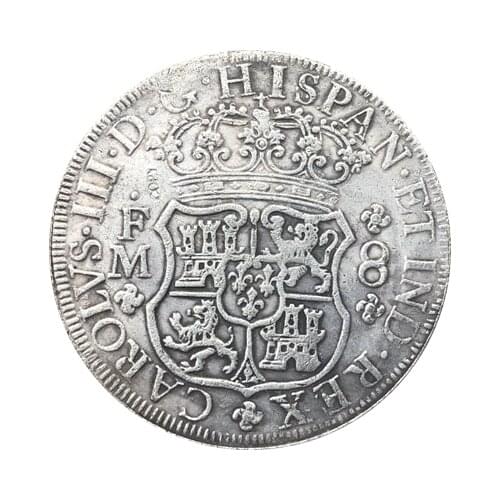 1770 Mexico MF 8 REALES COIN COPY