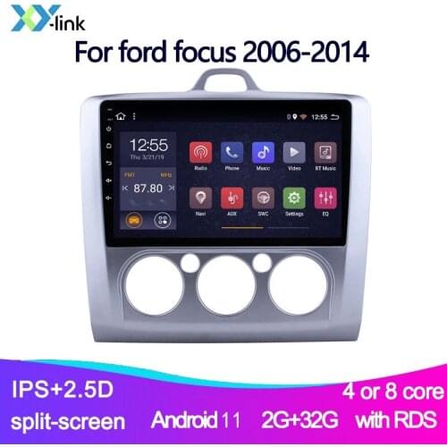 9 inch Android 8.1 Car Radio video Multimedia Player For ford focus EXI MT 2 3 Mk2 2004 2005 2006 2007 -2011 GPS audio dvd RDS