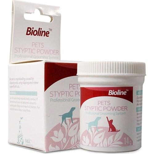 14g/bottle Pet Styptic Powder Dogs Cats Anti Inflammation Antibacterial Analgesia Powder Puppy Kitten Medical Aids Supplies